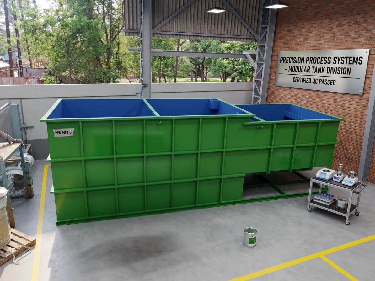 MS FRP Package Sewage Treatment Plant