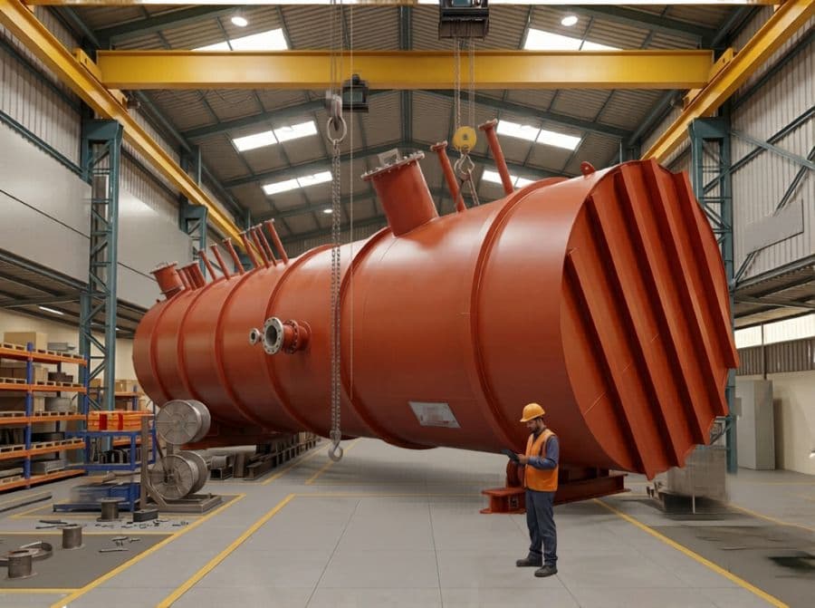 Precision-fabricated oil storage tank